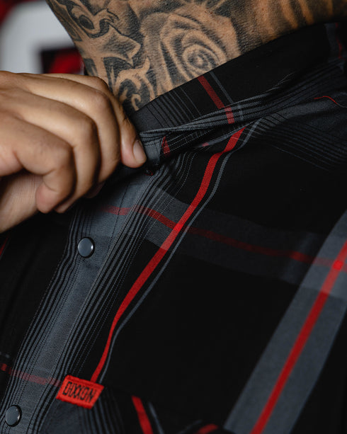 MOXIE BAMBOO SHORT SLEEVE BUTTON UP - MENS